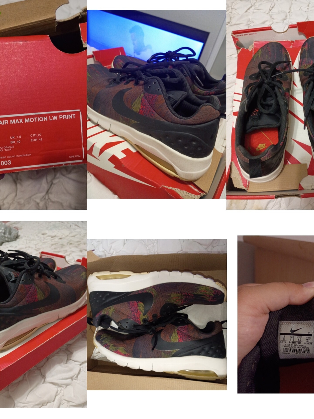 Nike Air Max Motion LW Print Sneakers - Multicolor